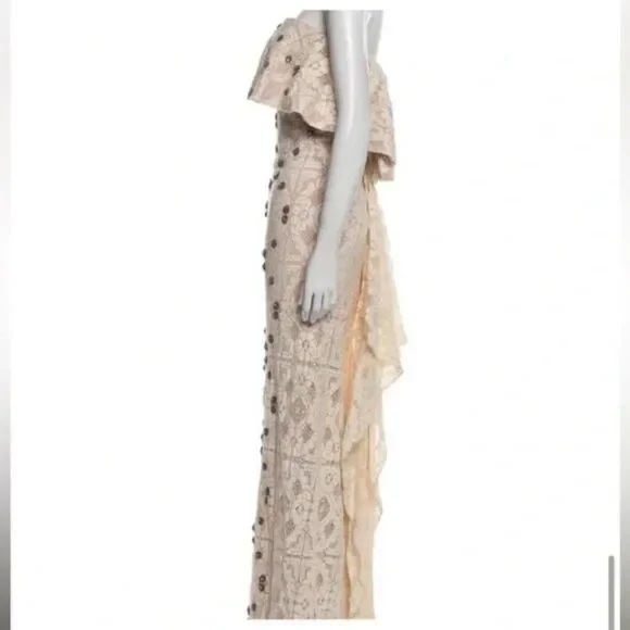 Nwt Johanna ortiz maxi lace dress - Picture 4 of 9